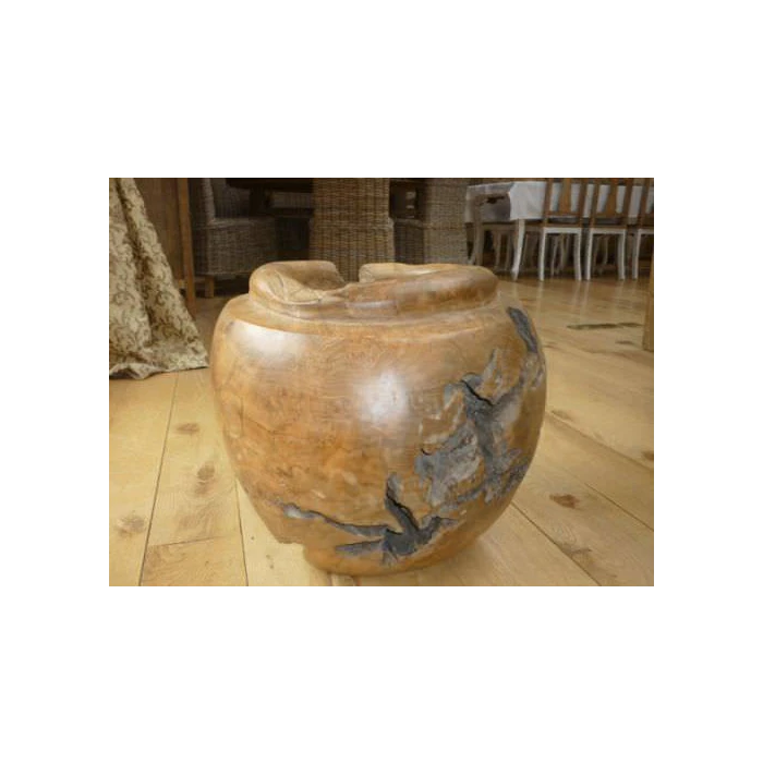 Teak Root Ball Vase - 1