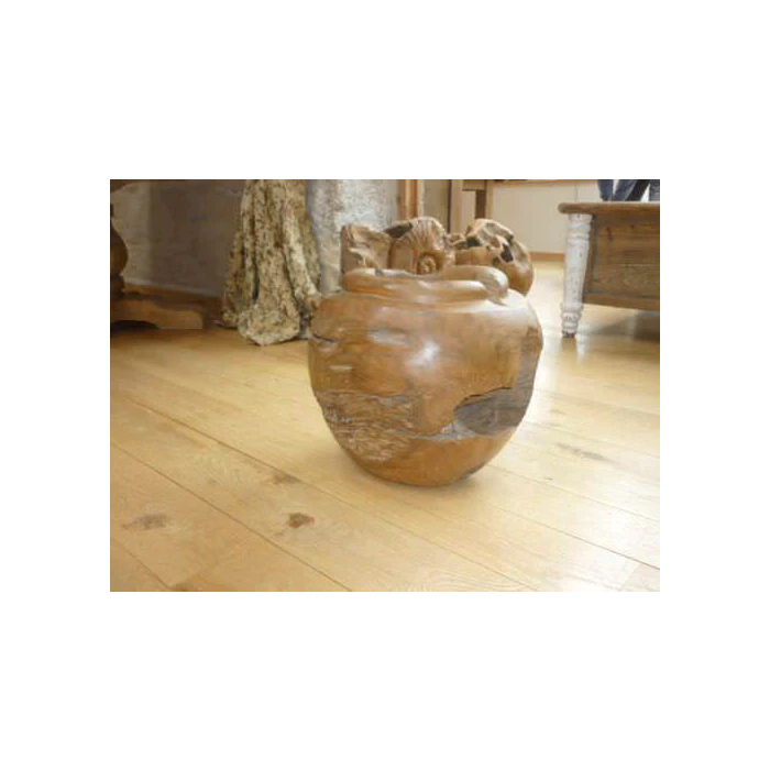 Teak Root Ball Vase - 3