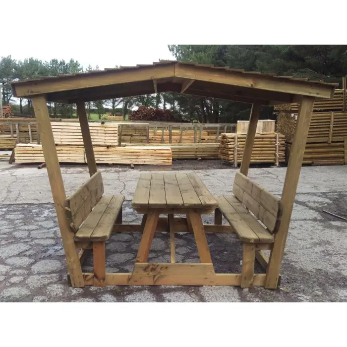 Douglas Fir Picnic Table Shelter - 3