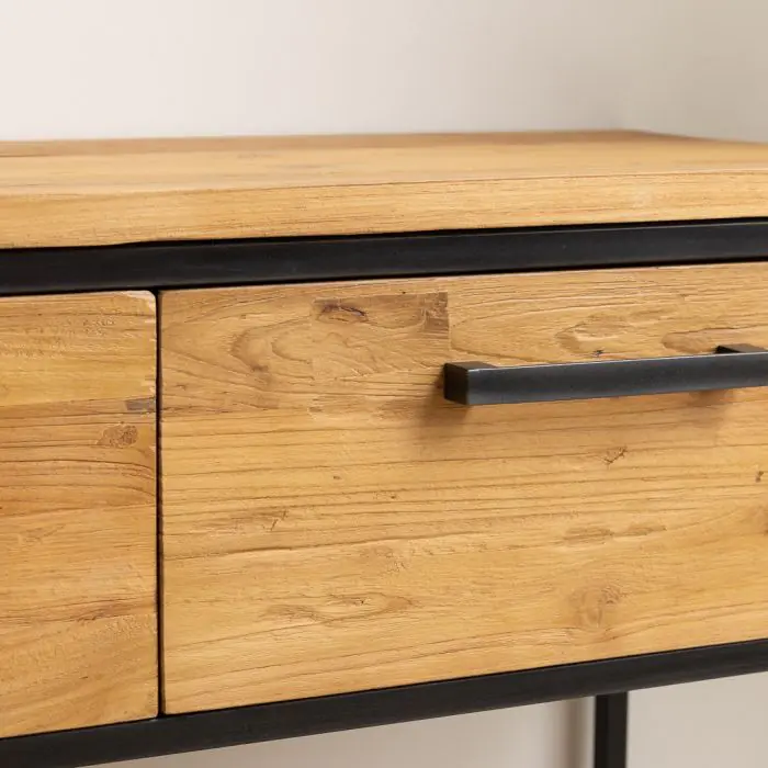 Urban Fusion Three Drawer Console Table - 5