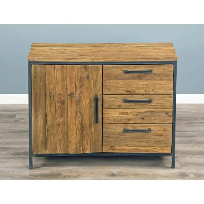 Urban Fusion Three Drawer Sideboard with Cupboard - 1