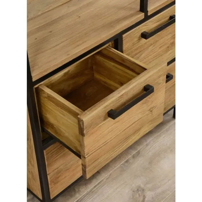 Urban Fusion Display Unit with Four Drawers - 7