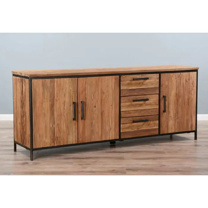 Urban Fusion Three Cupboard and Three Drawer Sideboard - 6