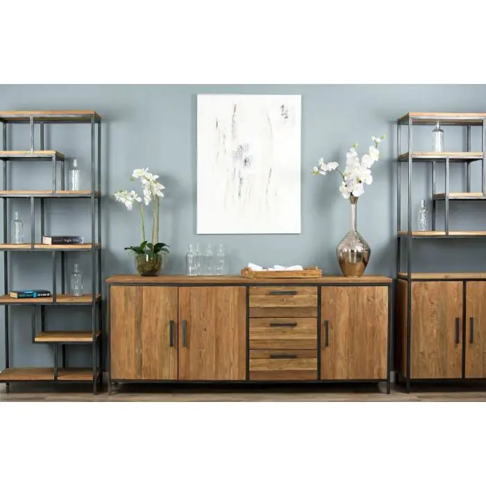 Urban Fusion Three Cupboard and Three Drawer Sideboard - 0