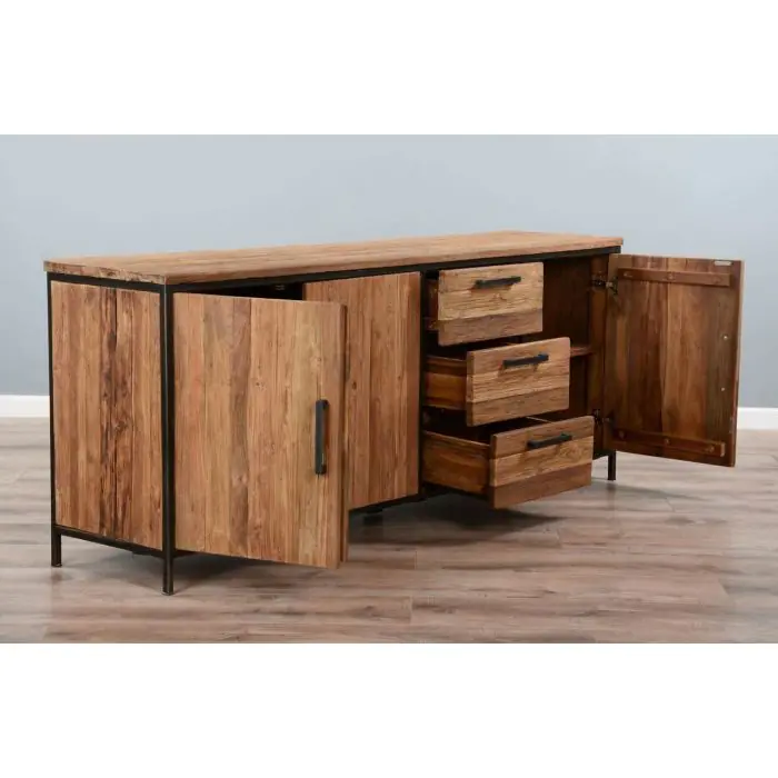 Urban Fusion Three Cupboard and Three Drawer Sideboard - 5