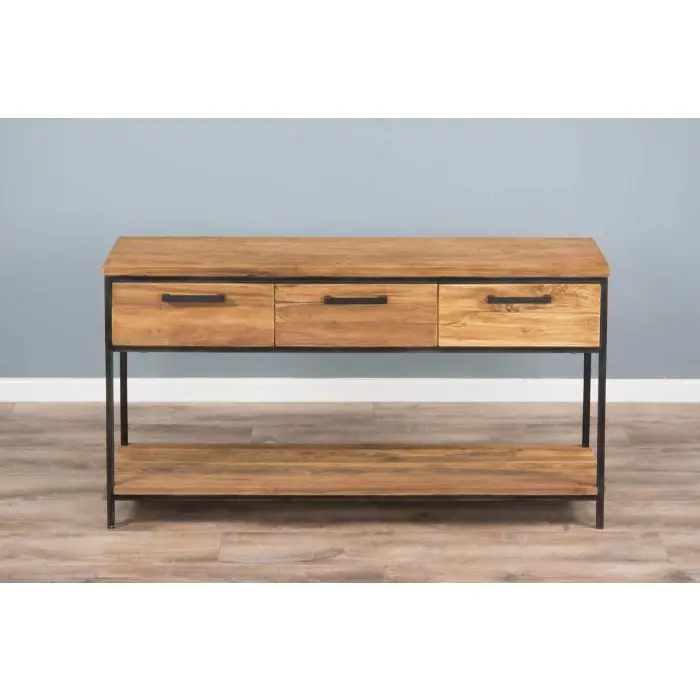 Urban Fusion Three Drawer Console Table - 4