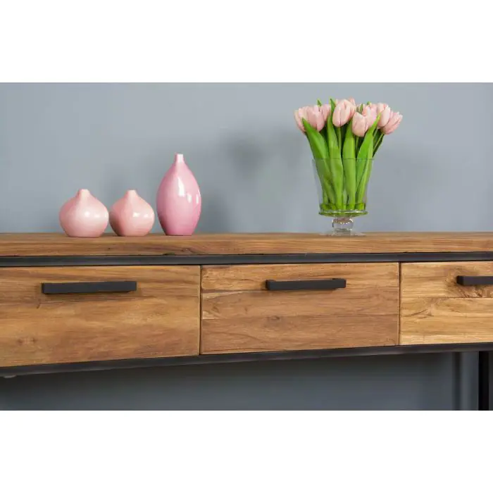 Urban Fusion Three Drawer Console Table - 2