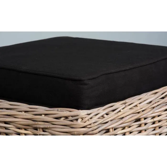 Inset Cushion Foot Stool - 1