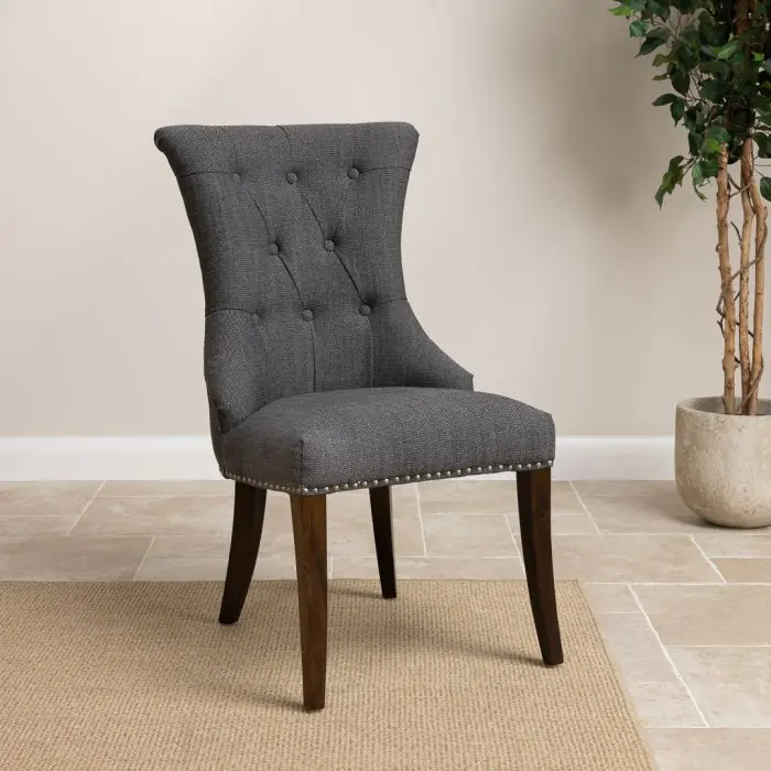 Windsor Ring Back Chair - Dove Grey - 1