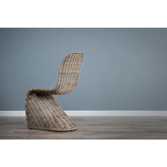 Zorro Natural Wicker Stacking Chair - 1