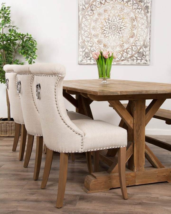 2m Reclaimed Teak Dinklik Dining Table with 1 Backless Bench & 3