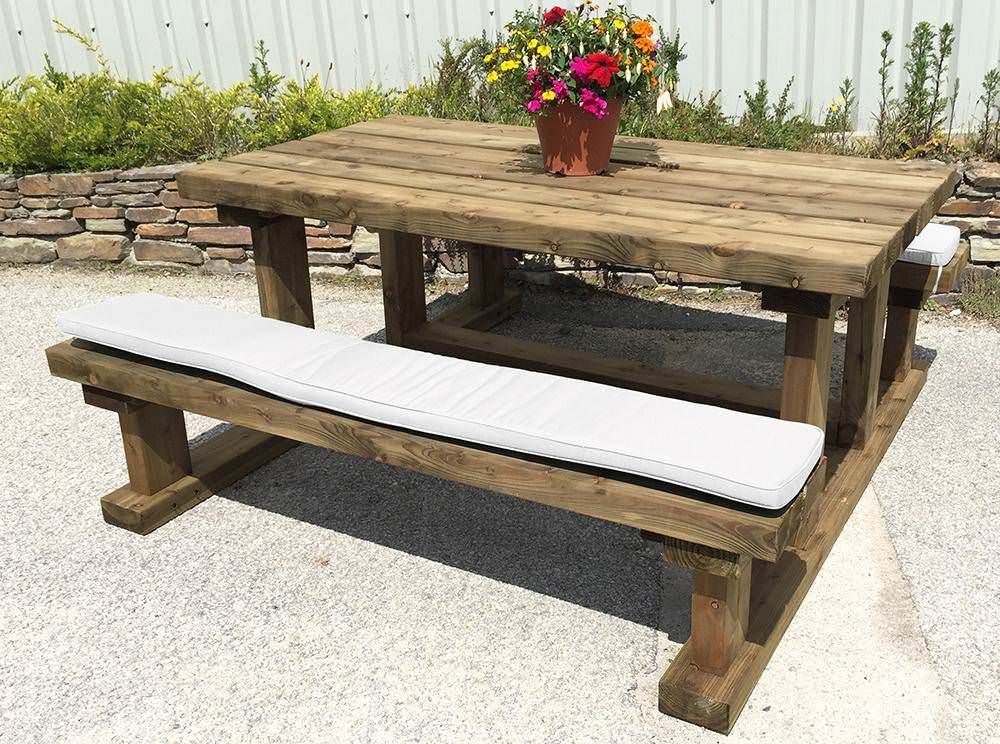 Picnic Bench Cushions Sustainable, Park Bench Cushions Outdoor Furniture