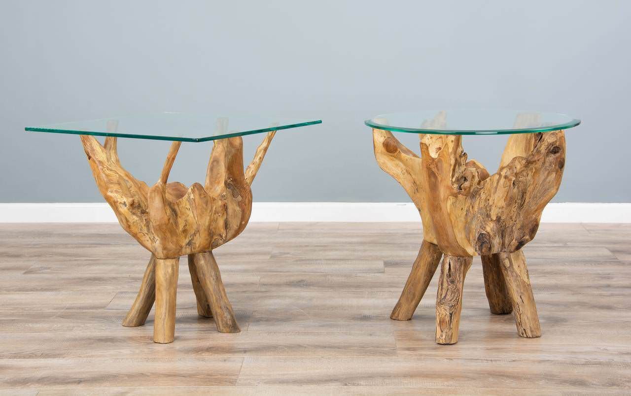 The Enduring Elegance of Black Teak Root Side Tables