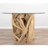 1.2m Java Root Circular Dining Table with 4 Ellena Dining Chairs - 13