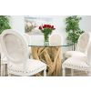 1.2m Java Root Circular Dining Table with 4 Ellena Dining Chairs - 11
