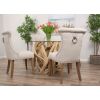 1.2m Java Root Circular Dining Table with 4 Windsor Ring Back Dining Chairs  - 3