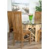 1.2 Java Root Circular Dining Table with 4 Vikka Chairs - 3