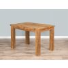 1.2m Reclaimed Teak Taplock Dining Table with 4 Latifa Chairs - 3