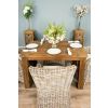 1.2m Reclaimed Teak Taplock Dining Table with 4 Donna Chairs - 2