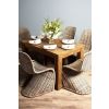 1.2m Reclaimed Teak Taplock Dining Table with 6 Stackable Zorro Chairs - 3