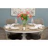 1.3m Country Pedestal Dining Table with 6 Stackable Zorro Chairs - 3