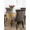 1.5m Java Root Dining Table with 6 Velveteen Ring Back Dining Chairs - 4