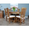 1.8m Reclaimed Teak Oval Pedestal Dining Table with 6 or 8 Santos Chairs - 4