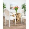 1.2m Java Root Circular Dining Table with 4 Ellena Dining Chairs - 7