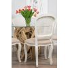 1.2m Java Root Circular Dining Table with 4 Murano Chairs - 8