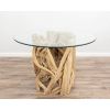 1.2m Java Root Circular Dining Table with 4 Donna Armchairs - 13