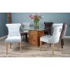 1.4m Reclaimed Teak Root Square Block Dining Table With 6 Windsor Chairs - 12