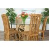 1.5m Java Root Circular Dining Table with 6 Santos Chairs - 3