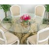 1.5m Java Root Circular Dining Table with 6 Paloma Chairs - 1