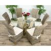 1.5m Java Root Circular Dining Table with 6 Latifa Chairs - 1