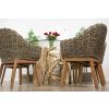 1.5m Java Root Circular Dining Table with 6 Scandi Armchairs  - 4
