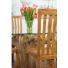 1.5m Reclaimed Teak Flute Root Circular Dining Table with 6 Santos Chairs - 3