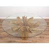 ** SECONDS ** Reclaimed Teak Flute Root Circular Dining Table - 2 Sizes - 1