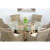 1.5m Java Root Circular Dining Table with 6 Donna Chairs - 3