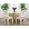 1.5m Java Root Circular Dining Table with 6 Murano Dining Chairs - 3