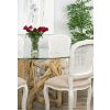 1.5m Java Root Circular Dining Table with 6 Murano Dining Chairs - 1