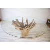 ** SECONDS ** Reclaimed Teak Flute Root Circular Dining Table - 2 Sizes - 2