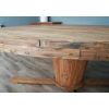 1.8m Reclaimed Teak Character Dining Table with 6 Riviera Chairs  - 4