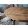 1.8m Reclaimed Teak Character Dining Table with 6 or 8 Donna Chairs - 10