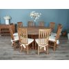 1.8m Reclaimed Teak Character Dining Table with 8 or 10 Santos Chairs - 1