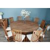 1.8m Reclaimed Teak Character Dining Table with 8 or 10 Santos Chairs - 10