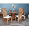 1.8m Reclaimed Teak Character Dining Table with 8 or 10 Vikka Chairs - 8