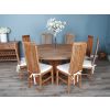 1.8m Reclaimed Teak Character Dining Table with 8 or 10 Vikka Chairs - 0