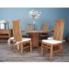 1.8m Reclaimed Teak Character Dining Table with 8 or 10 Vikka Chairs - 2