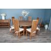 1.8m Reclaimed Teak Character Dining Table with 8 or 10 Vikka Chairs - 3