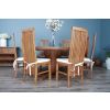 1.8m Reclaimed Teak Character Dining Table with 8 or 10 Vikka Chairs - 5